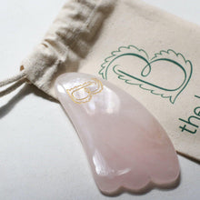 Load image into Gallery viewer, rose quartz gua sha-Bothy Botanicals
