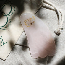 Load image into Gallery viewer, rose quartz gua sha-Bothy Botanicals
